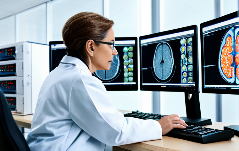 정신건강 전공 중점과목 - Neurosciences & the Brain**

"A professional scientist in a lab coat, examining a detailed brain sca...