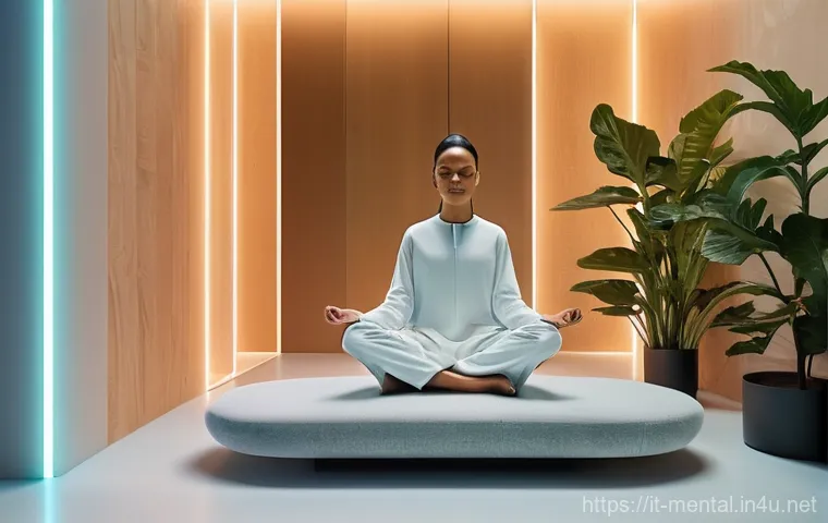 정신건강 분야 직무에 대한 인사이트 - **Prompt:** A serene scene depicting modern mental well-being and digital support in a cozy Italian ... 정신건강 분야 직무에 대한 인사이트 - **Prompt:** A serene scene depicting modern mental well-being and digital support in a cozy Italian ...