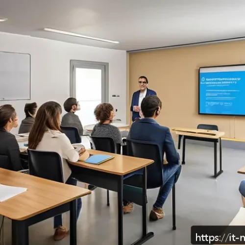 정신건강 자격증 취득을 위한 단계별 가이드 - A professional mental health certification training classroom in Italy, featuring a diverse group of...